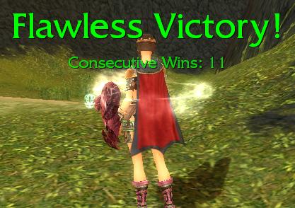 W/Mo (2) My Warrior has my best PvP outing ever, winning 11 consecutive times in the Random Arena. January 15th, 2006 2:54am